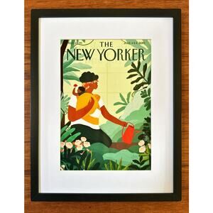 Framed 2018 The New Yorker June 4 Magazine Cover Loveis Wise 'Nurture'